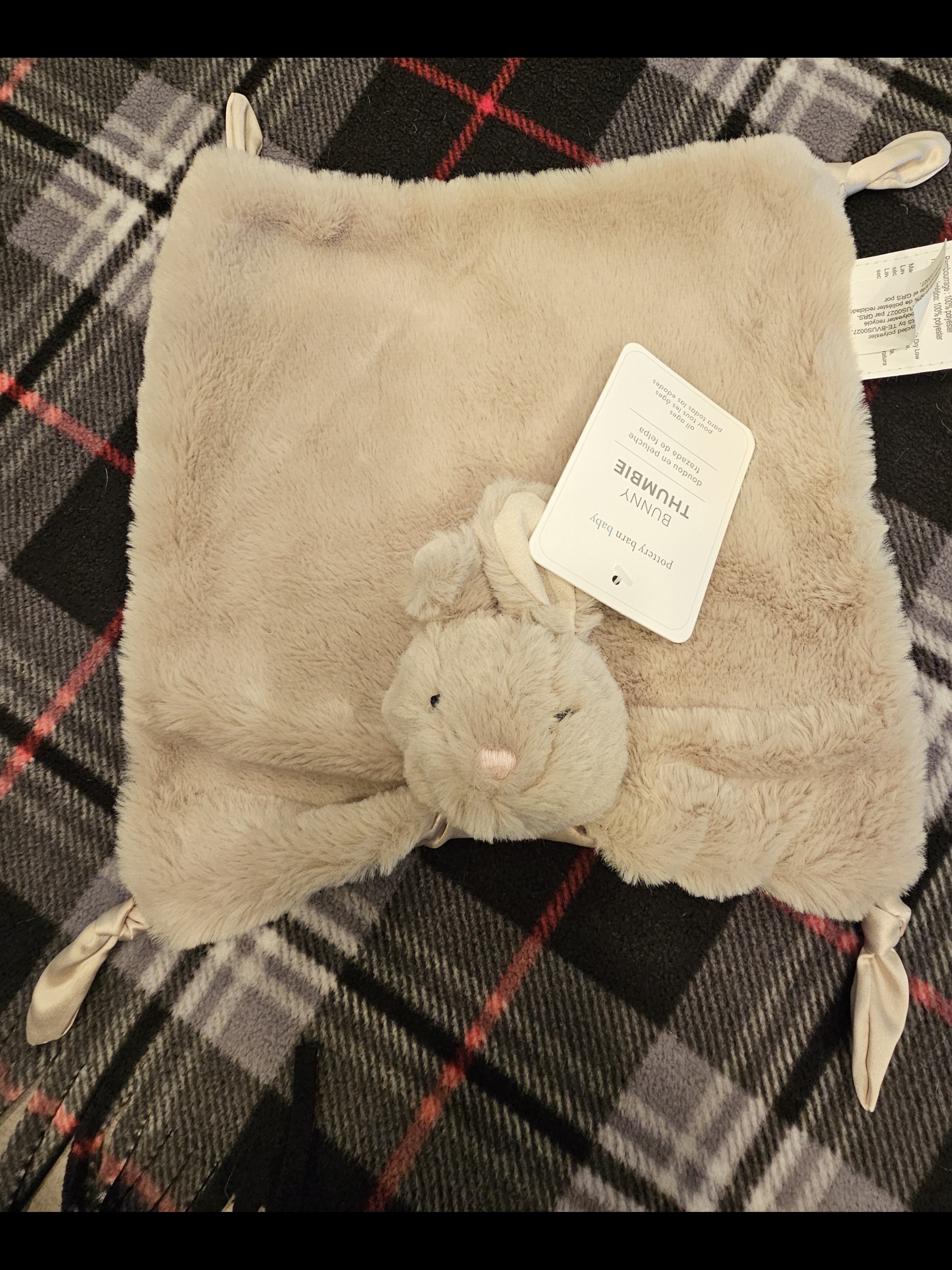 Pottery Barn Kids Bunny Thumbie. Nwt — image 3 of 7